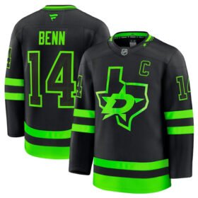 Black Dallas Stars #14 Jamie Benn 2024-25 Alternate Stitched Hockey Jersey - DLS43