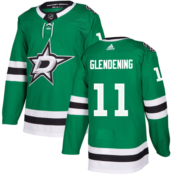 Green Dallas Stars #11 Luke Glendening  Stitched Jersey - DLS22