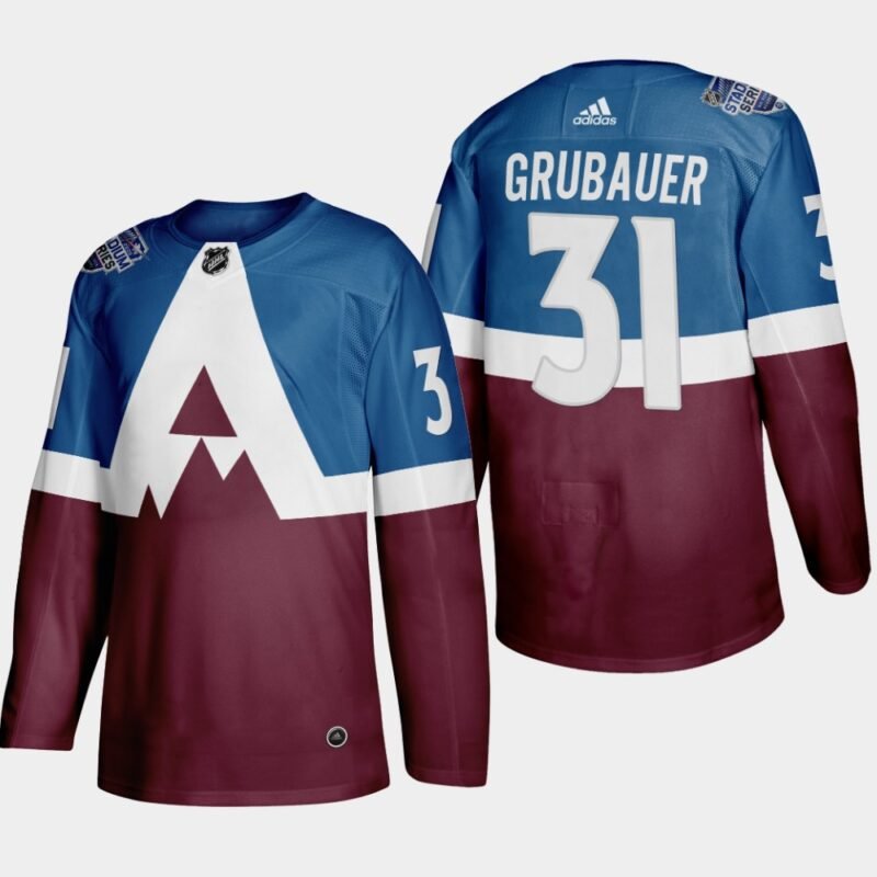 Adidas Colorado Avalanche #31 Philipp Grubauer 2020 Stadium Series Burgundy Stitched NHL Jersey - AVS255