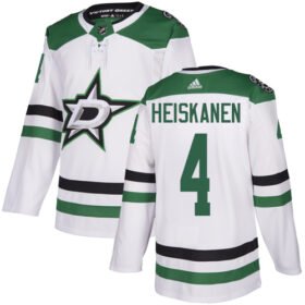 Adidas Stars #4 Miro Heiskanen White Road Authentic Stitched NHL Jersey - DLS148