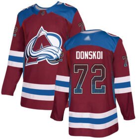 Adidas Avalanche #72 Joonas Donskoi Burgundy Home Authentic Drift Fashion Stitched NHL Jersey - AVS197