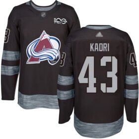 Adidas Avalanche #43 Nazem Kadri Black 1917-2017 100th Anniversary Stitched NHL Jersey - AVS175