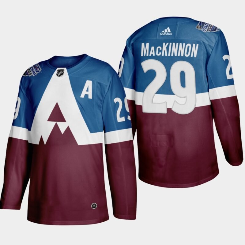 Adidas Colorado Avalanche #29 Nathan Mackinnon 2020 Stadium Series Burgundy Stitched NHL Jersey - AVS76