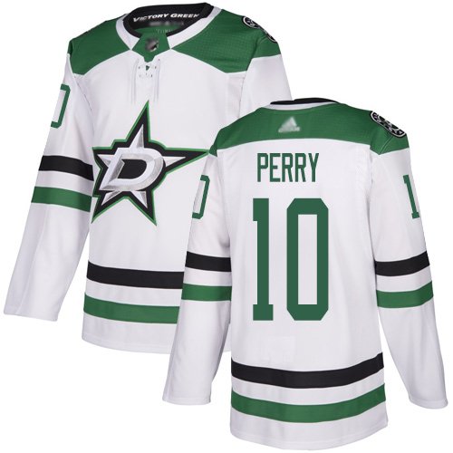 Adidas Stars #10 Corey Perry White Road Authentic Stitched NHL Jersey - DLS57