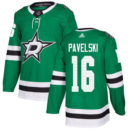 Adidas Stars #16 Joe Pavelski Green Home Authentic Stitched NHL Jersey - DLS40