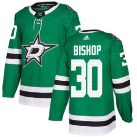 Adidas Stars #30 Ben Bishop Green Home Authentic Stitched NHL Jersey - DLS263