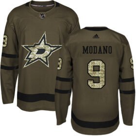 Adidas Stars #9 Mike Modano Green Salute to Service Stitched NHL Jersey - DLS171