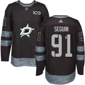 Adidas Stars #91 Tyler Seguin Black 1917-2017 100th Anniversary Stitched NHL Jersey - DLS234