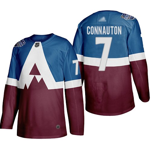 Adidas Colorado Avalanche #7 Kevin Connauton 2020 Stadium Series Burgundy Stitched NHL Jersey - AVS248