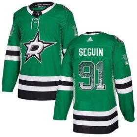 Adidas Stars #91 Tyler Seguin Green Home Authentic Drift Fashion Stitched NHL Jersey - DLS224