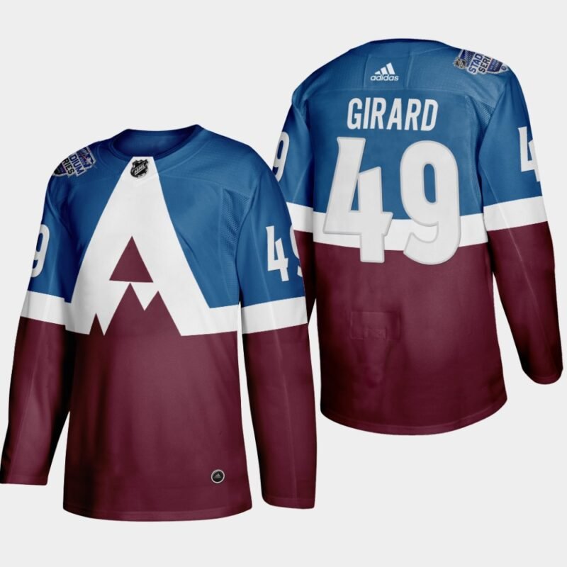 Adidas Colorado Avalanche #49 Samuel Girard 2020 Stadium Series Burgundy Stitched NHL Jersey - AVS137