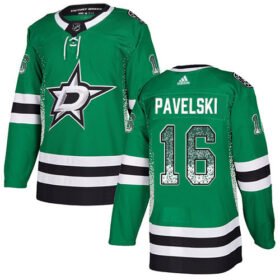 Adidas Stars #16 Joe Pavelski Green Home Authentic Drift Fashion Stitched NHL Jersey - DLS255