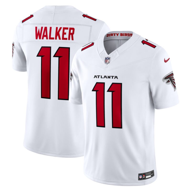White Atlanta Falcons #11 Jalon Walker 2026 New F.U.S.E. Vapor Untouchable Limited Stitched Football Jersey - AFJ264